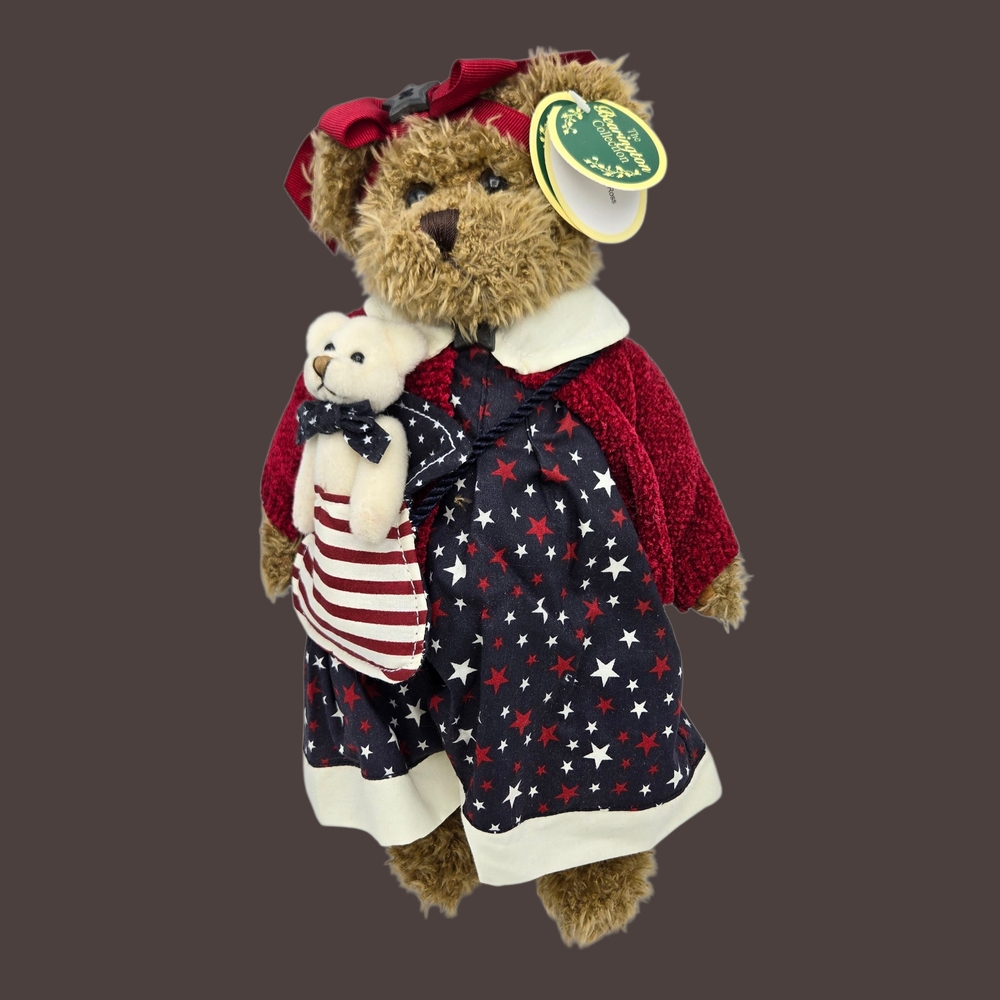 Bearington Collection Betsy & Ross Patriotic Teddy Bear 4th of July Americana
